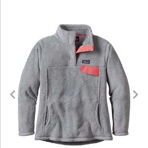 Patagonia Girls Re-Tool Snap Fleece Pullover